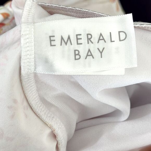 One Piece Swimsuit Size 14 Floral Emerald Bay NWOT - Picture 12 of 13